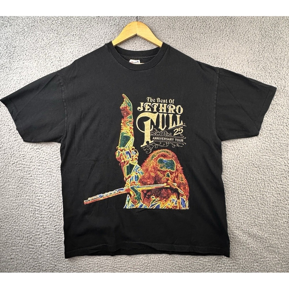Vtg Jethro Tull 1993 Tour 25th Anniversary T Shirt Adult XL Single Stitch Hanes